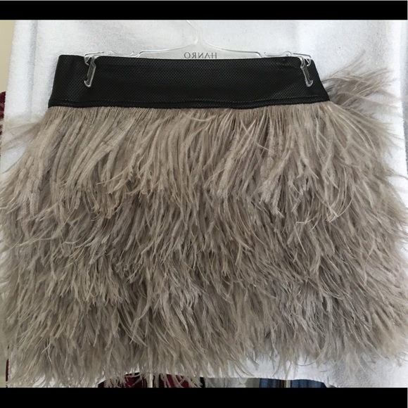 Robert Rodriguez Dresses & Skirts - Robert Rodriguez ostrich feather skirt